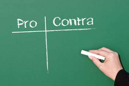 Pro / Contra - Business and Evaluation Concept